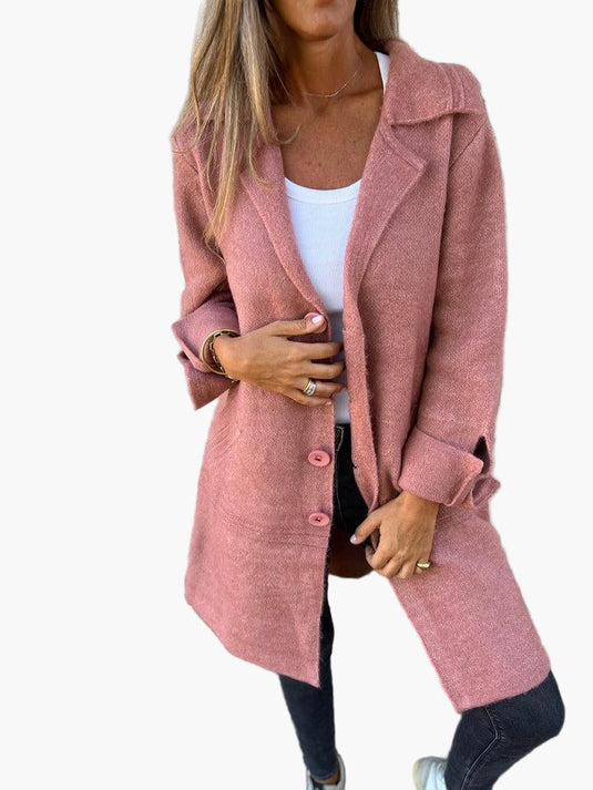 Maxine | Relaxed Oversized Button Down Women Trench Coat