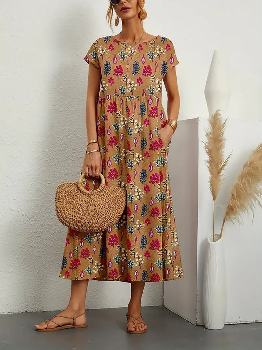 Devy | Charming Midi Floral Dress