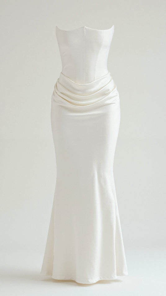 Gail | Sophisticated Maxi Wedding Guest Dress