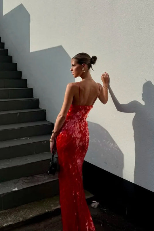 Hailey | Romantic Backless Wedding Guest Dress
