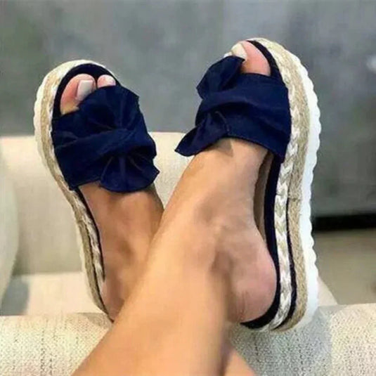 Faith | Playful pring Bow Platform Sandals