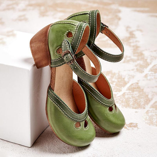 Lotty | Gentle Support Flat Low Heel Sandals