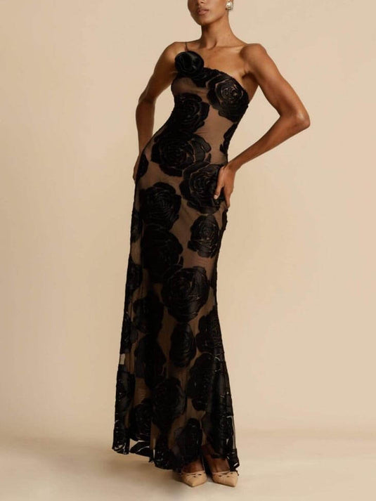Melinda - Romantic Floral Wedding Guest Dress