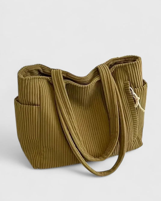 Jackie | Trendy Ribbed Shoulder Women Handbag
