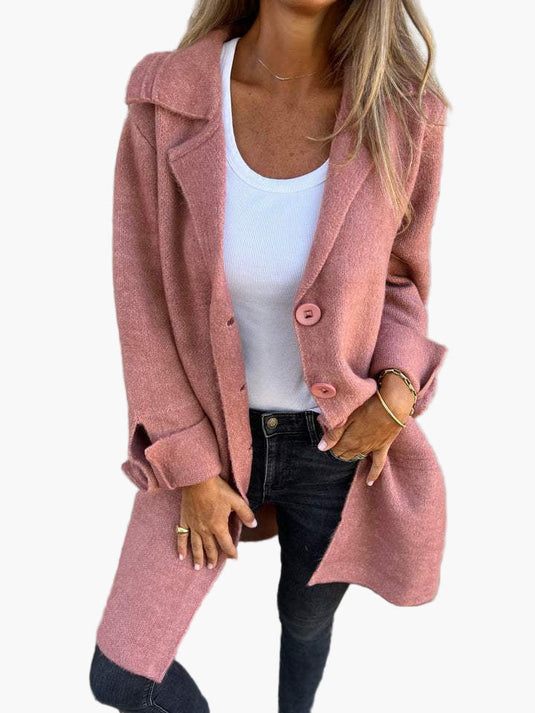 Maxine | Relaxed Oversized Button Down Women Trench Coat