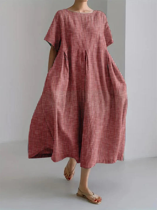 Bianca | Retro Vintage Midi Casual Summer Dress