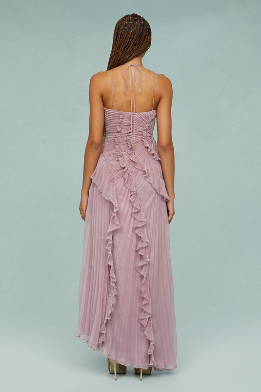 Traci - Pleated Wedding Guest Dress