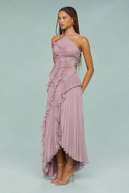 Traci - Pleated Wedding Guest Dress