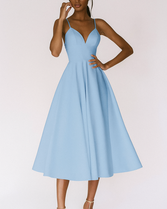 Rita | Elegant Midi Wedding Guest Dress Midi Dress