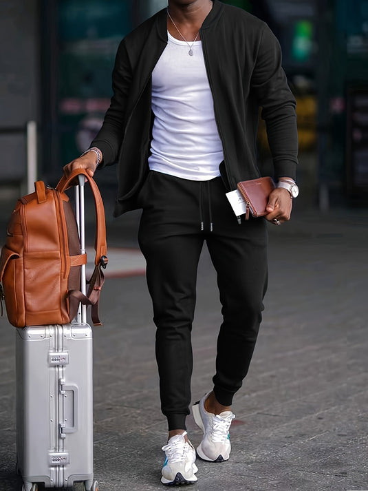 Albert | Active Set Zipper Jacket Men Tracksuit