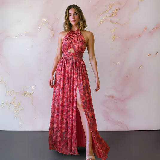 Lilia | Romantic Maxi Floral Dress