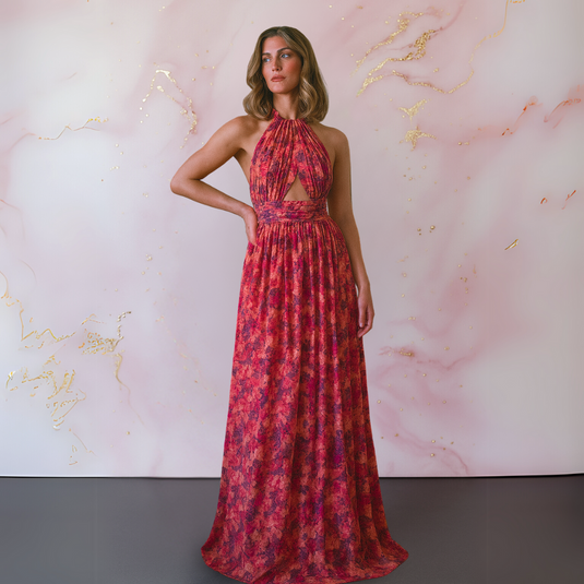 Lilia | Romantic Maxi Floral Dress