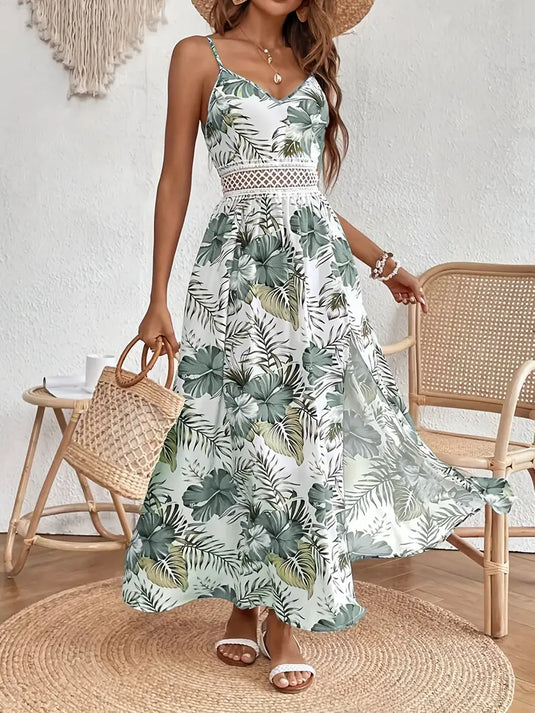 Payton - Floral Midi Wedding Guest Dress
