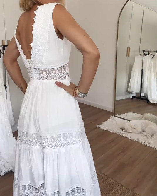 Lily | Graceful Wrap Draped Boho Dress