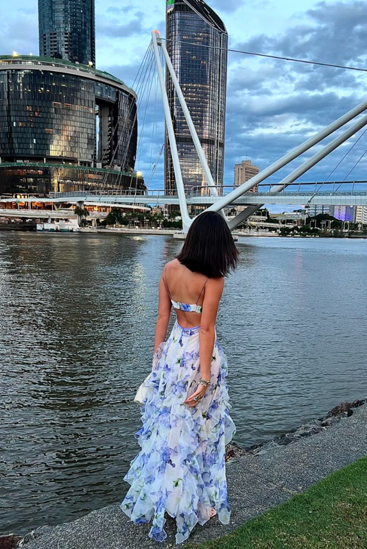 Loisa | Romantic Floral Lace Wedding Guest Dress