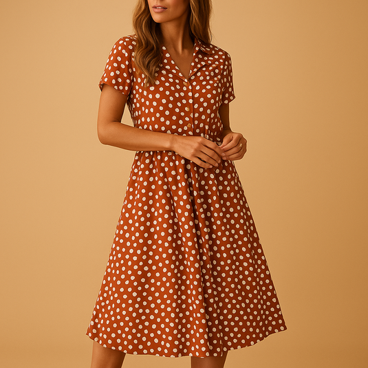 Bella | Effortless V-Neck Midi Summer Dress