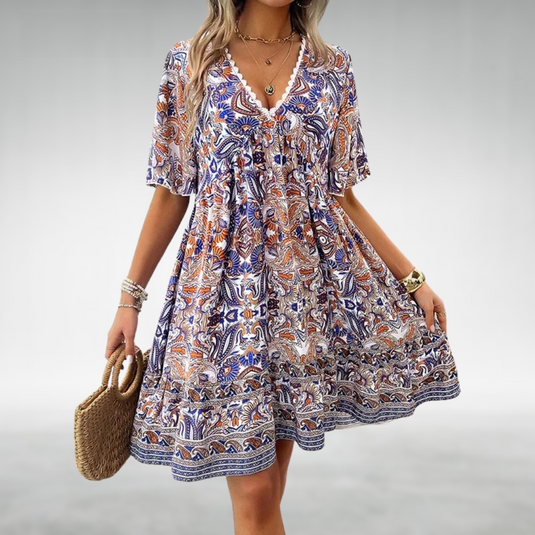 Rea | Playful Mini Boho Dress