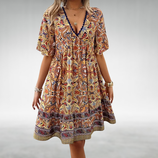 Rea | Playful Mini Boho Dress