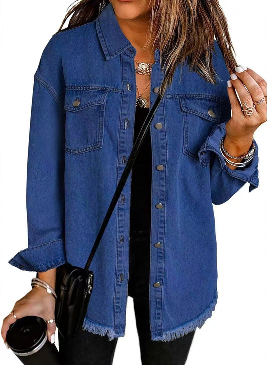 Eden | Timeless Denim Button Women Casual Jacket