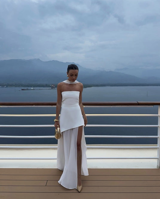 Simone - Strapless Maxi Wedding Guest Dress