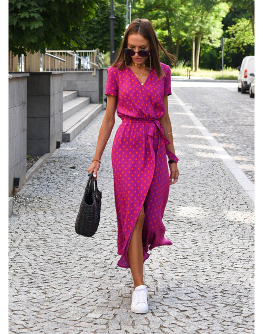 Laura | Lovely V-Neck Maxi Floral Dress