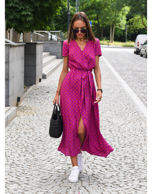 Laura | Lovely V-Neck Maxi Floral Dress