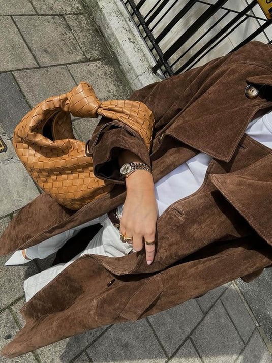 Makayla | Polished Belted Lapel Women Trench Coat