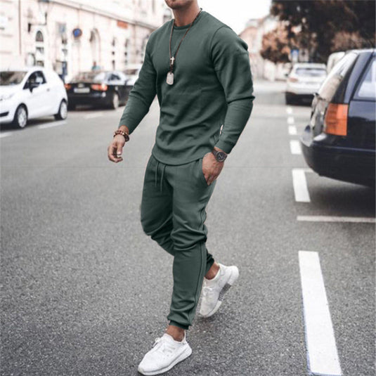 Adrian | Sporty Set Two Piece Men Tracksuit