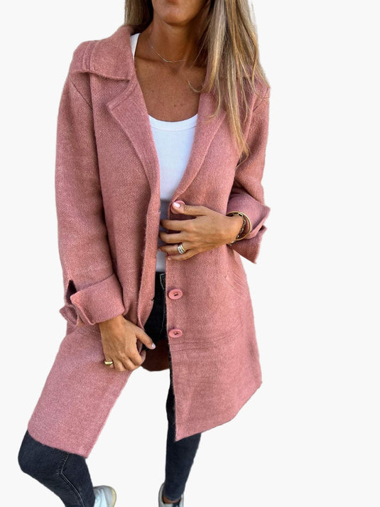 Maxine | Relaxed Oversized Button Down Women Trench Coat