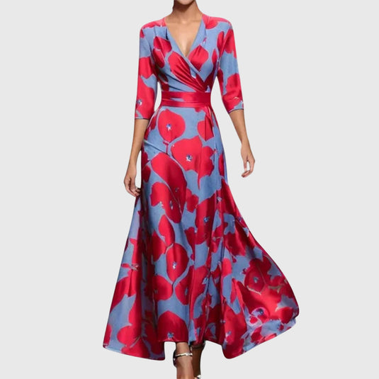 Krish | Elegant Maxi Floral Dress