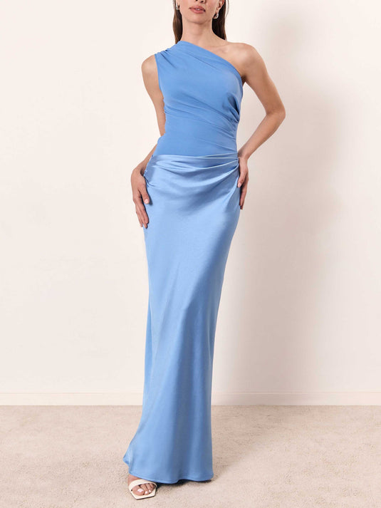 Sonia - Stylish One Shoulder Wedding Guest Dress
