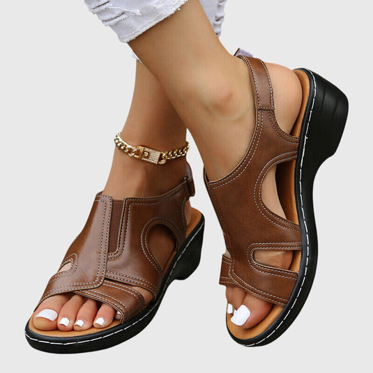 Jessa - Soft Support Closed Toe Orthopedic Sandals