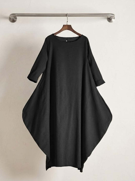 Eliz | Effortless 3/4 Sleeve Maxi Boho Dress