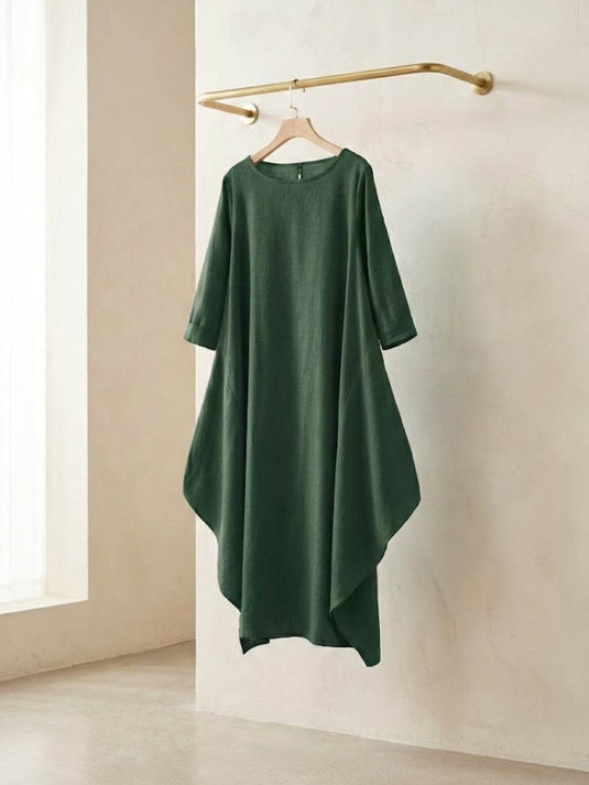 Eliz | Effortless 3/4 Sleeve Maxi Boho Dress