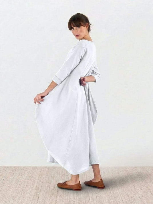Eliz | Effortless 3/4 Sleeve Maxi Boho Dress