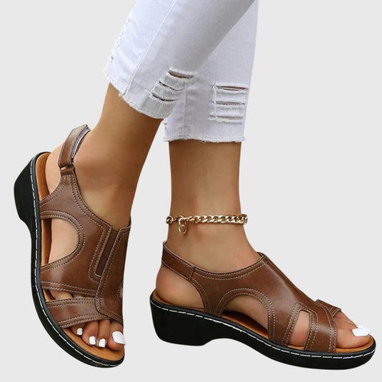 Jessa - Soft Support Closed Toe Orthopedic Sandals