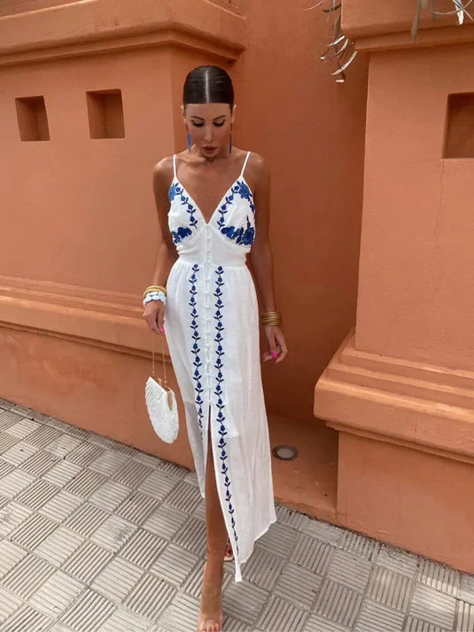 Valentina - Breezy White Wedding Guest Dress