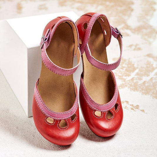 Lotty | Gentle Support Flat Low Heel Sandals