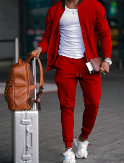 Albert | Active Set Zipper Jacket Men Tracksuit