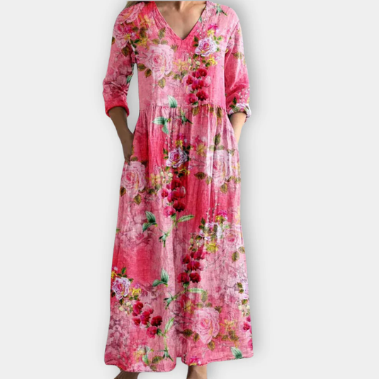 Elma | Timeless Maxi Floral Dress