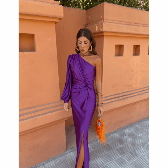 Rhiain - Elegant Evening Wedding Guest Dress
