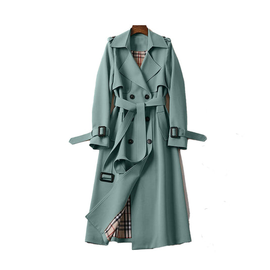 Lizzie | Refined Belted Double Breasted Women Trench Coat