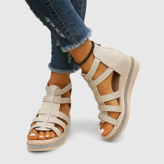 Christy | Sparkling Strass Orthopedic Sandals