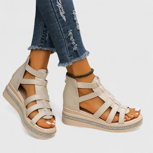 Christy | Sparkling Strass Orthopedic Sandals