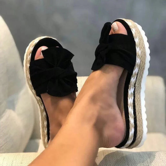 Faith | Playful pring Bow Platform Sandals