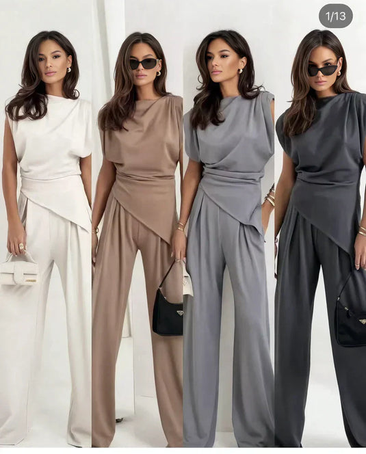 Nicola | Sophisticated Matching Women Two Piece Set
