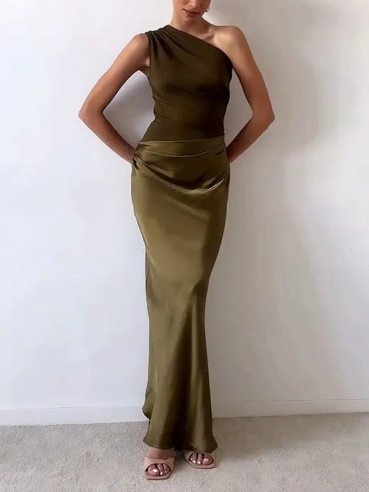 Sonia - Stylish One Shoulder Wedding Guest Dress