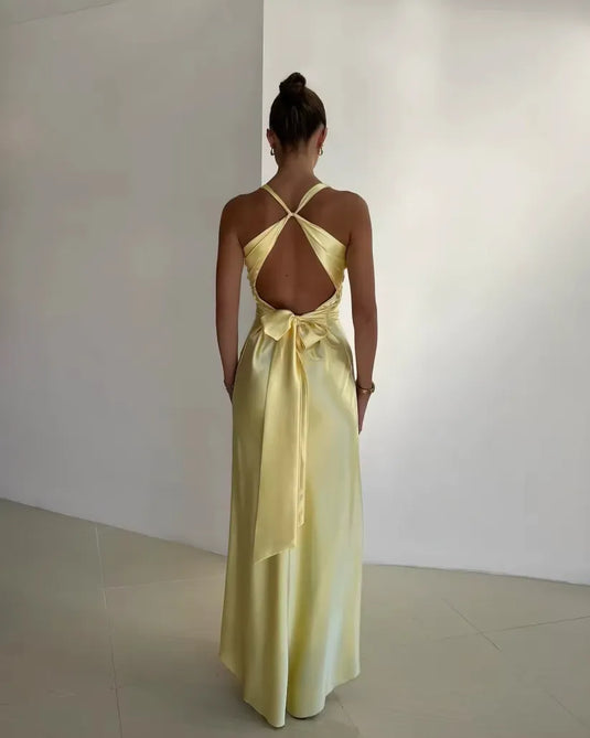 Bea | Graceful V-Neck Wedding Guest Dress