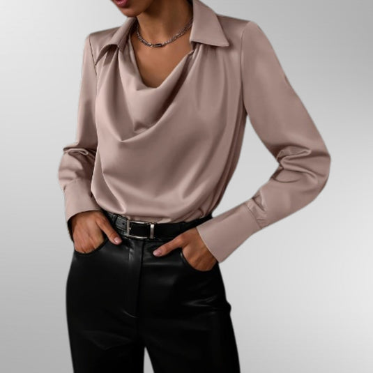Rhea | Chic Women Satin Women Blouse