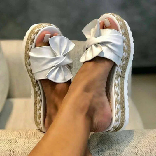 Faith | Playful pring Bow Platform Sandals